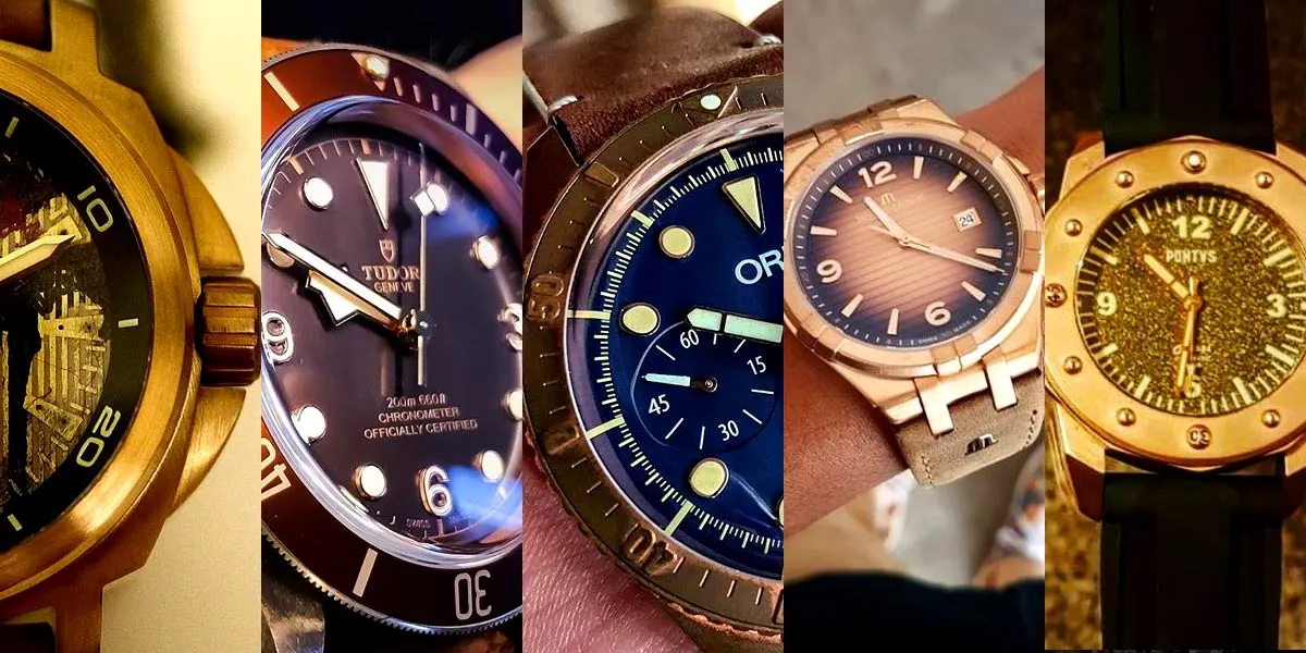 Luxury meets Used - Bronze Watches in Trend