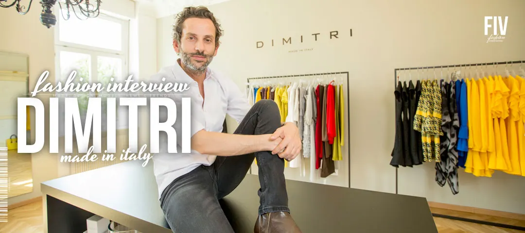 Fashion designer Dimitrios Panagiotopoulos from DIMITRI