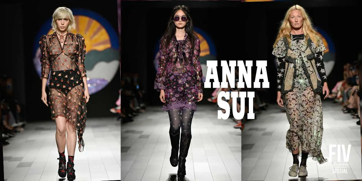 Anna Sui: Bohemian Styles and Flower Child Vibes