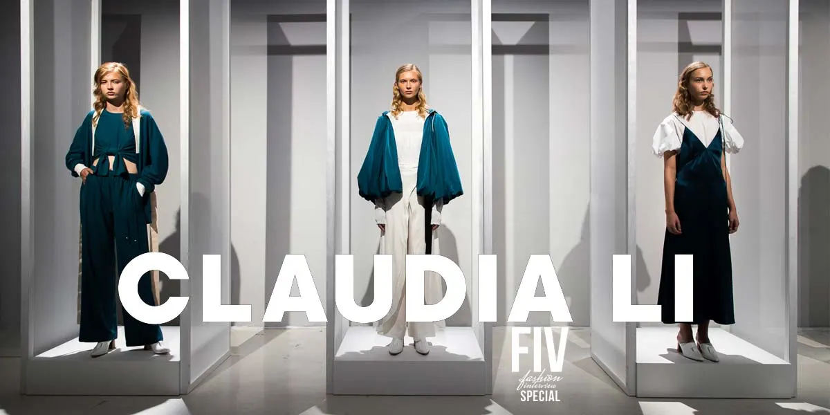 Claudia Li: Vibrant Colors Dark Undertones SS18