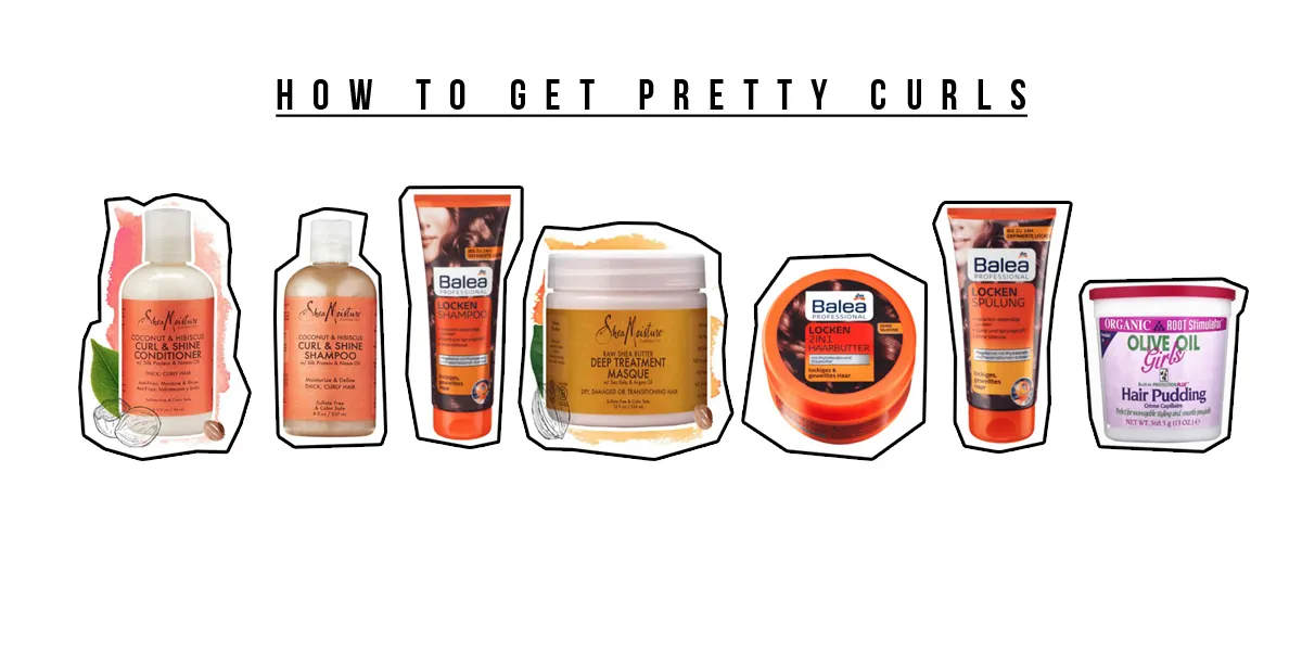 How to get pretty Curls: Routine for curly hair!