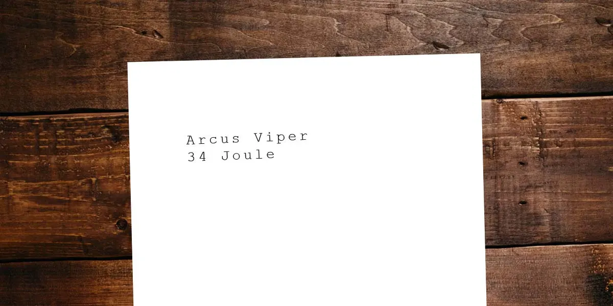Strongest & best CO2 pistol: Arcus Viper - 34 Joule