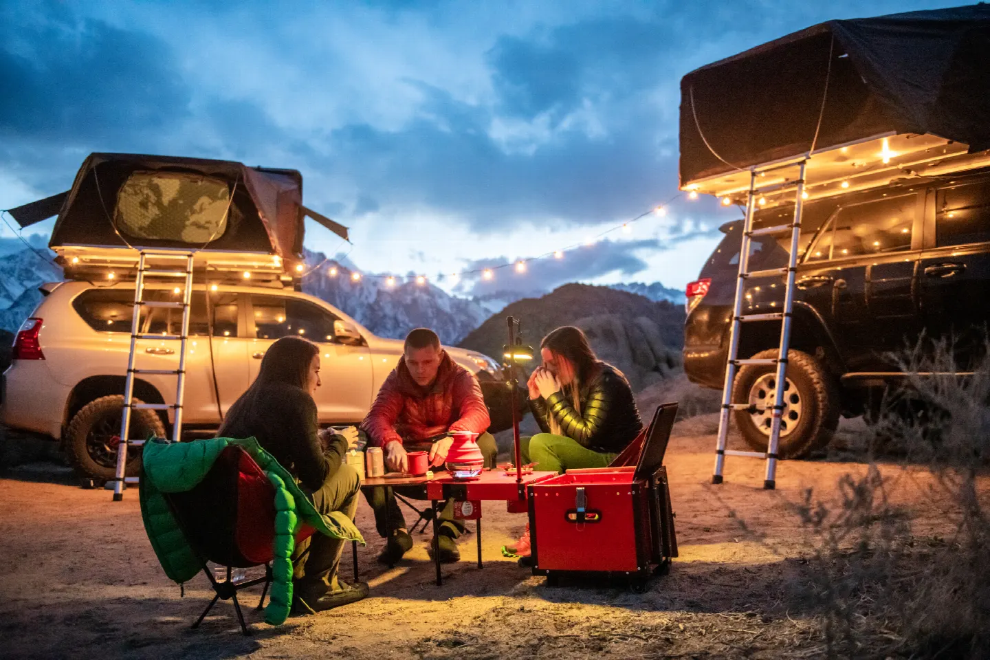 Rooftop tent experience: camping in the Vosges mountains