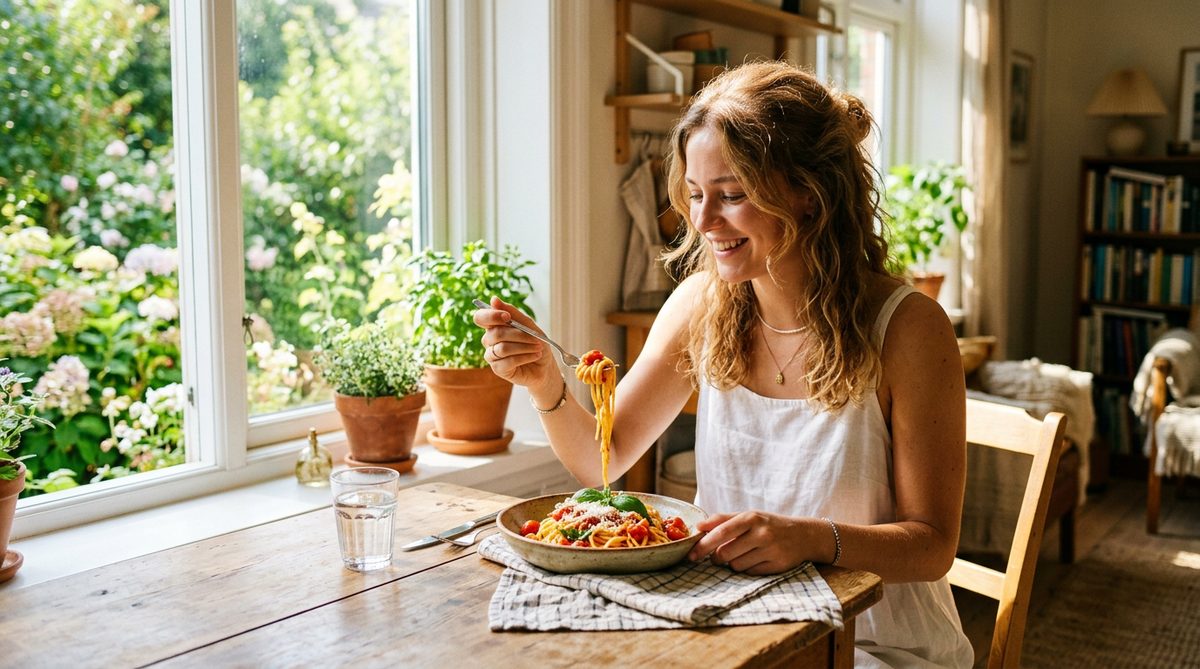 Infused pasta — cannabis oil makes the difference