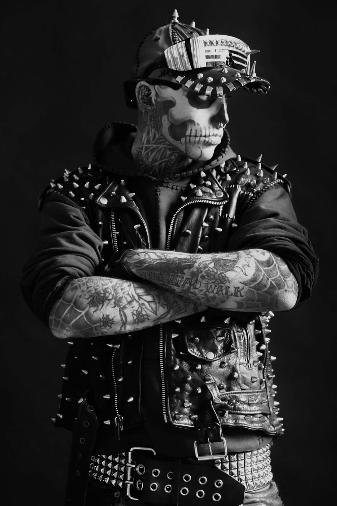 Zombie boy Rick Genest custom doll repaint by noeling on DeviantArt