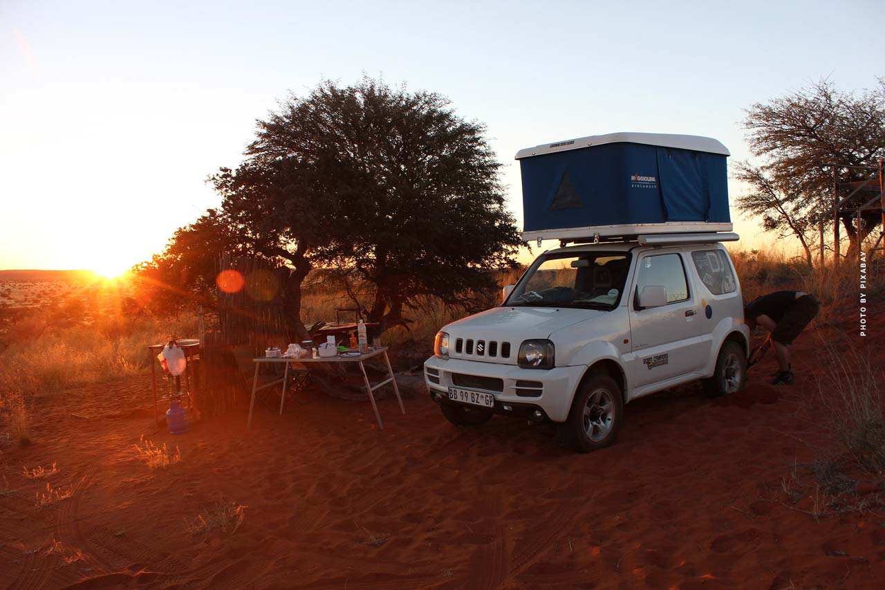 Dachzelt für Auto, Camper und Offroad 